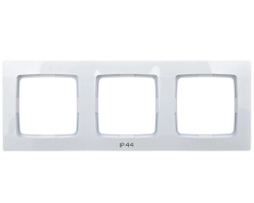 KARO Ramka potrójna do łączników IP44 biała RH-3S/00