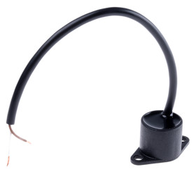 Przełącznik przechylny, 40°, +250mA, 60V, Przewód, 25 x 18 x 16mm, Pozioma