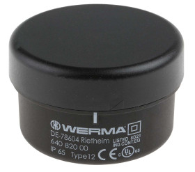 Moduł wieży sygnalizacyjnej Zakończenie Werma 24 V DC; 230 V AC 640, IP65