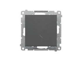 SIMON 55 Wyłącznik schodowy szybkozłącza grafitowy mat TW6.01/116 KONTAKT SIMON