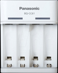 PLG-BQCC61/NEU Desktop charger, NiMh, USB-In, white