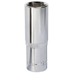 Sealey SP1219D Walldrive&#xAE; Socket 19mm Deep 1/2&quot;sq Drive Fully Polished