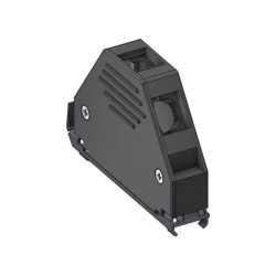 Deltron Connectors DCE 37 D-SUB housing pins 37 Plastic 180 &#xB0; 45 &#xB0; Black