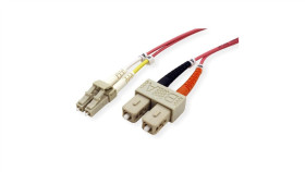 Jakość Lwl-Kabel Dupl. 50/125M Om4 Lc/Sc, 2 M