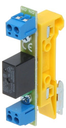 Moduł przekaźnikowy zwierny 5-9VDC 5A(max), 30VDC/50VAC (max) wyjście NO na szynę DIN PK1-5-ZD