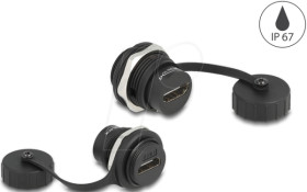 86963 HDMI-A built-in connector with protective cap IP67 dust and wate