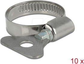 19578 Butterfly Hose Clamp 25 - 40 mm 10 pieces metal