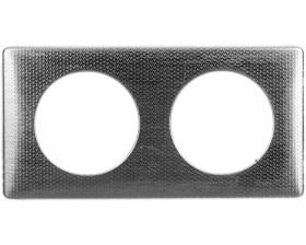 CELIANE Ramka ANODISED Tekstura aluminium- podwójna 068722