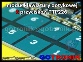 Moduł klawiatury dotykowej 8 przycisków