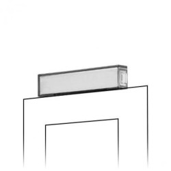 Simon 55 Szyld opisowy mały Transparentny ciemny TRLSM/06