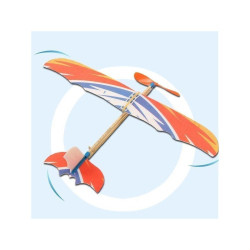 Samolot z napędem gumowym 410mm Zabawka