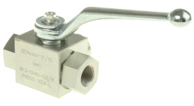 Zawór hydrauliczny kulowy przyłącze G 3/8 korpus ze stali RS PRO