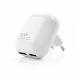 LAD.SIEC.VIDVIE PLE218 2XUSB 2,4A+KAB.IP