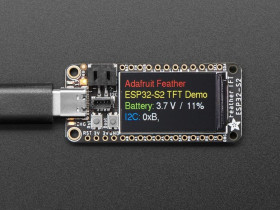 Adafruit ESP32-S2 TFT Feather - 4MB Flash, 2MB PSRAM, STEMMA QT