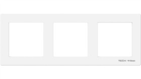 Sinum Fg-03 Ramka Szklana Potrójna Kolor Biały