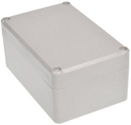 ABS enclosure, (L x W x H) 118.15 x 78.35 x 54.6 mm, light gray, IP65, 4U63120806017