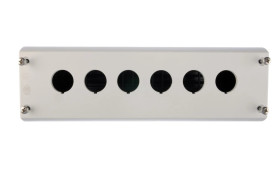 Obudowa kasety 6-otworowa 22mm szara IP67 M22-I6 216540