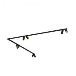 Listwa sufitowa 90 2x200cm MONO CORNER VIII 2x200 BLACK/GOLD 7702 Nowodvorski Lighting