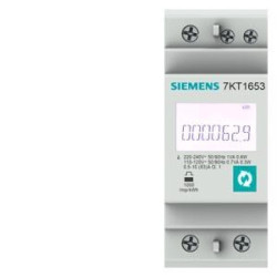 LICZNIK ENERGII SENTRON PAC1600 1-FAZ. LCD Upom.230 V 65A TH35 MODBUS RTU/ASCII POMIAR ENERGII CZYNNEJ/BIERNEJ/POZORNEJ 7KT1651