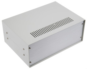 Obudowa urządzeń elektronicznych Stal wysokość zew: 80 mm szerokość zew: 140 mm długość zew: 200 mm 200 x 140 x 80mm
