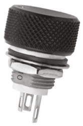 Potencjometr 22kΩ typ Obrotowy Vishay średnica wału 16 mm 1W długość wału 9.4mm średnica 16mm Montaż panelowy