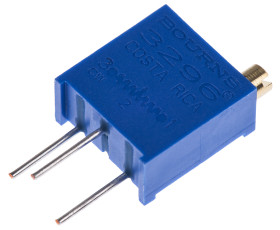 Potencjometr dostrojczy 20kΩ THT 0.5W 25 -zwoje Regulacja górna 2,19 mm