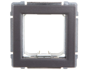 KOS66 Uchwyt do instalacji modułów 45x45 grafit 666045
