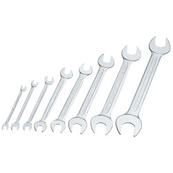 Elora 01218 8 Piece Long Imperial Open End Spanner Set