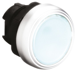 Łeb przycisku, Ø 22 mm, IP66, IP67, IP69K, kolor: Przezroczysty Sprężyna powrotna, Lovato, Platinum 22 mm