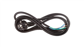 Przewód Przyłączeniowy H05vv-F 3X0,75 2M Czarny S18372