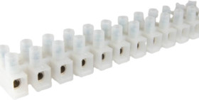 Lustre terminal, 12 pole, 0.5-12 mm², clamping points: 12, natural, screw connection, 41 A, 1000/12