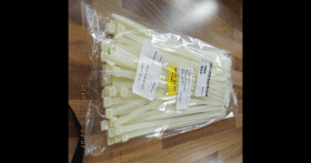 Cable tie - 370 x 7.6mm - natural (100 pack)