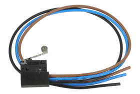 Mikroprzełącznik; SR0-05C; dźwignia z rolką; 25mm; 1NO+1NC wspólny pin; szybkie; z przewodem 30cm; 3A; 250V; IP67; Highly; RoHS