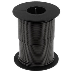 econ connect KL025SW50 Strand 1x0.25mm&#xB2; Black Wire 50m