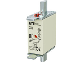 Wkładka topikowa przemysłowa zwłoczna KOMBI NH000 gG 40A/500V 004181210 ETI
