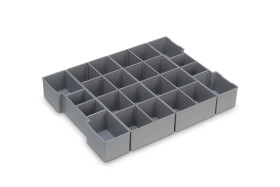 Zestaw przegródek, typ: Insert Tray, do użytku z: L-BOXX 102, pokrywa L-BOXX 102 przezroczysta
