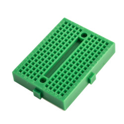 Płytka stykowa mini 170 pól zielona