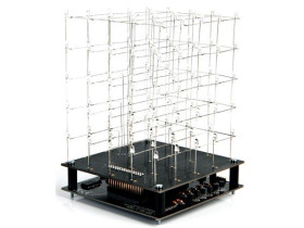 Whadda 3d led cube 5 x 5 x 5 (white led)