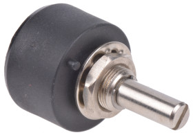 Potencjometr z przewodem nawojowym 50Ω RS PRO średnica wału 6,35 mm 1W długość wału 25mm średnica 25.4mm Montaż panelowy