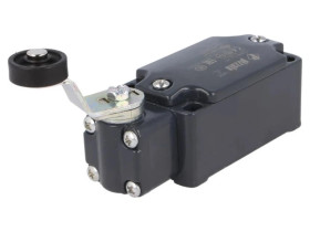 FD551 Wyłącznik krańcowy dźwignia R 40mm, rolka z tworzywa Ø20mm