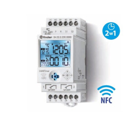 84.02.0.230.0000 Przekaźnik czasowy inteligentny serii 84: 2 P; 16 A; 110…240 V AC/DC