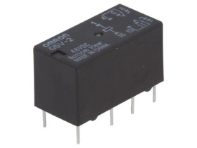 Przekaźnik: elektromagnetyczny DPDT Ucewki: 48VDC 0,5A/125VAC G5V-2 48VDC