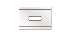 Ostrze łamane rozmiar: 26 x 18,5 x 0,4 mm MARTOR Kwadratowy Stal szerokość: 18,5 mm Ostrze do noży łamanych