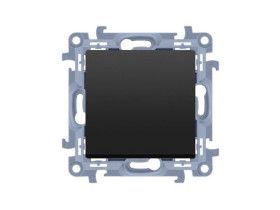 SIMON 10 Wyłącznik uniwersalny - schodowy bez piktogramu szybkozłącza czarny CW6C.01/X/49 KONTAKT SIMON