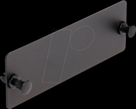 66935 Fiber optic blind panel, black