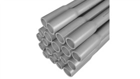 Rura Odgromowa Sztywna Rcom 20Mm Gładka Kielichowa 1250N Szara 2M Elmark Op=40M