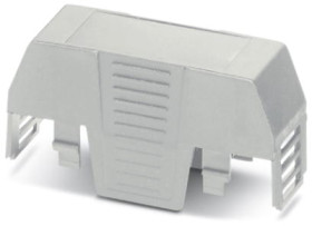 Upper part of housing, ABS/PC, (W x H x D) 22.6 x 75.26 x 36.95 mm, light gray, for enclosure, 1074973