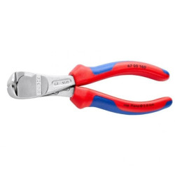 Szczypce czołowe tnące 160mm chromowane ze zwiekszonym przełożeniem KNIPEX 67 05 160