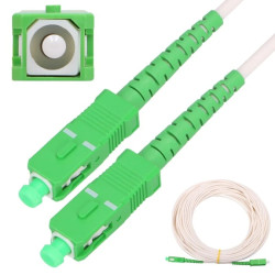 Patchcord LSOH, Jednomodowy, Simplex, G.657A2, 3mm, 25m, biały Extralink SC/APC-SC/APC