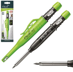 Ołówek automatyczny znacznik budowlany z wkładem grafitowym i temperówką PICA Dry 3030